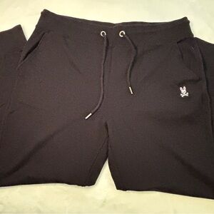 NWOT Psycho Bunny Dante Black Sweatpant